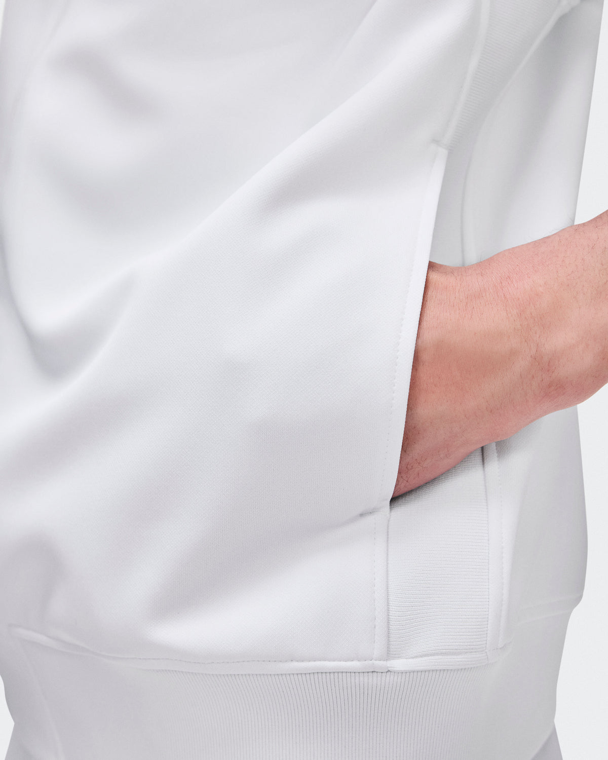 Men's Courtside Full Zip LDN White - US 4573