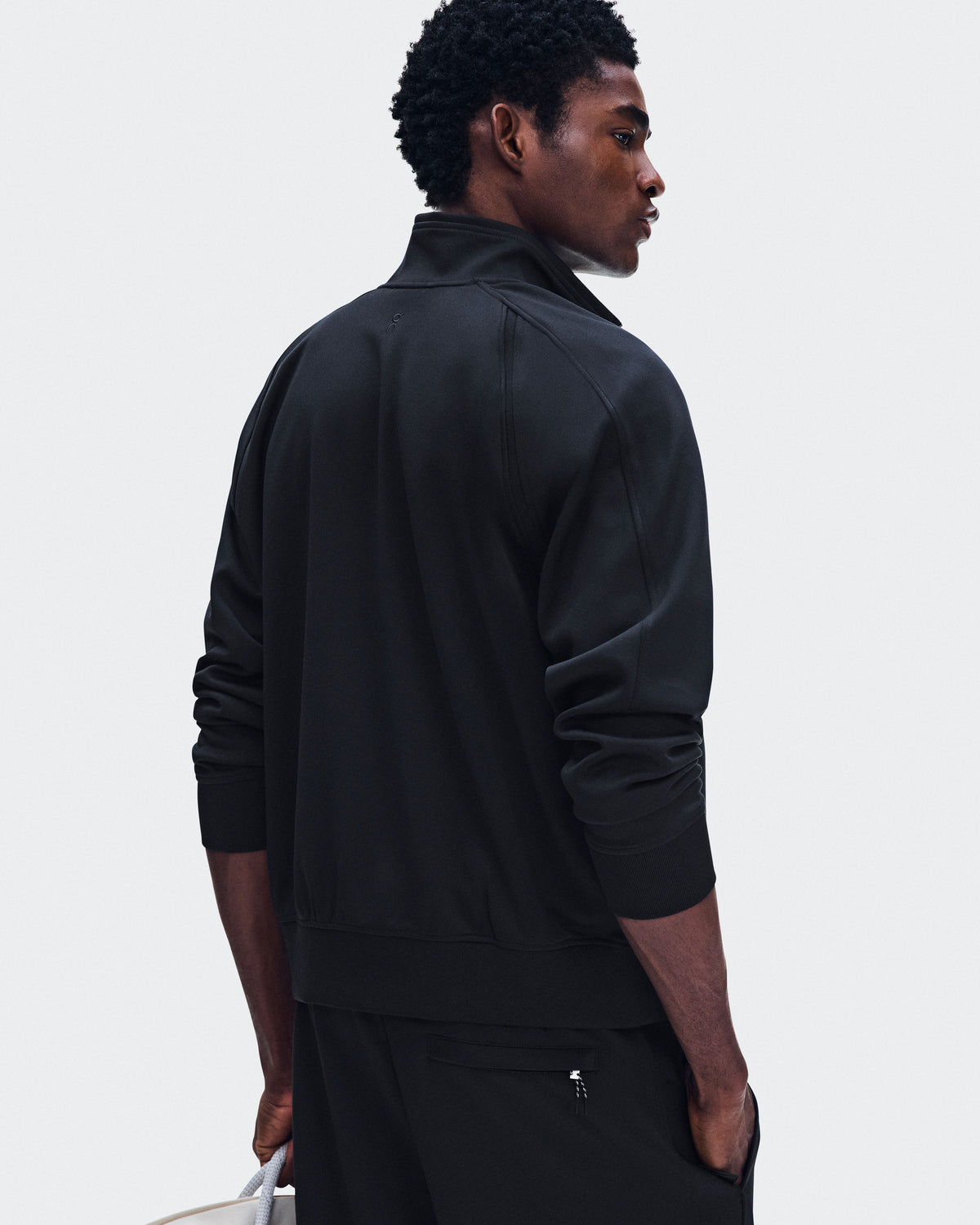 Men's Courtside Full-Zip Black - US 1378