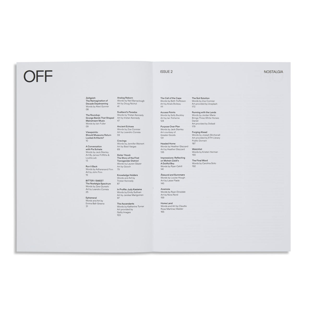 OFF Magazine Issue 02 - US 7899