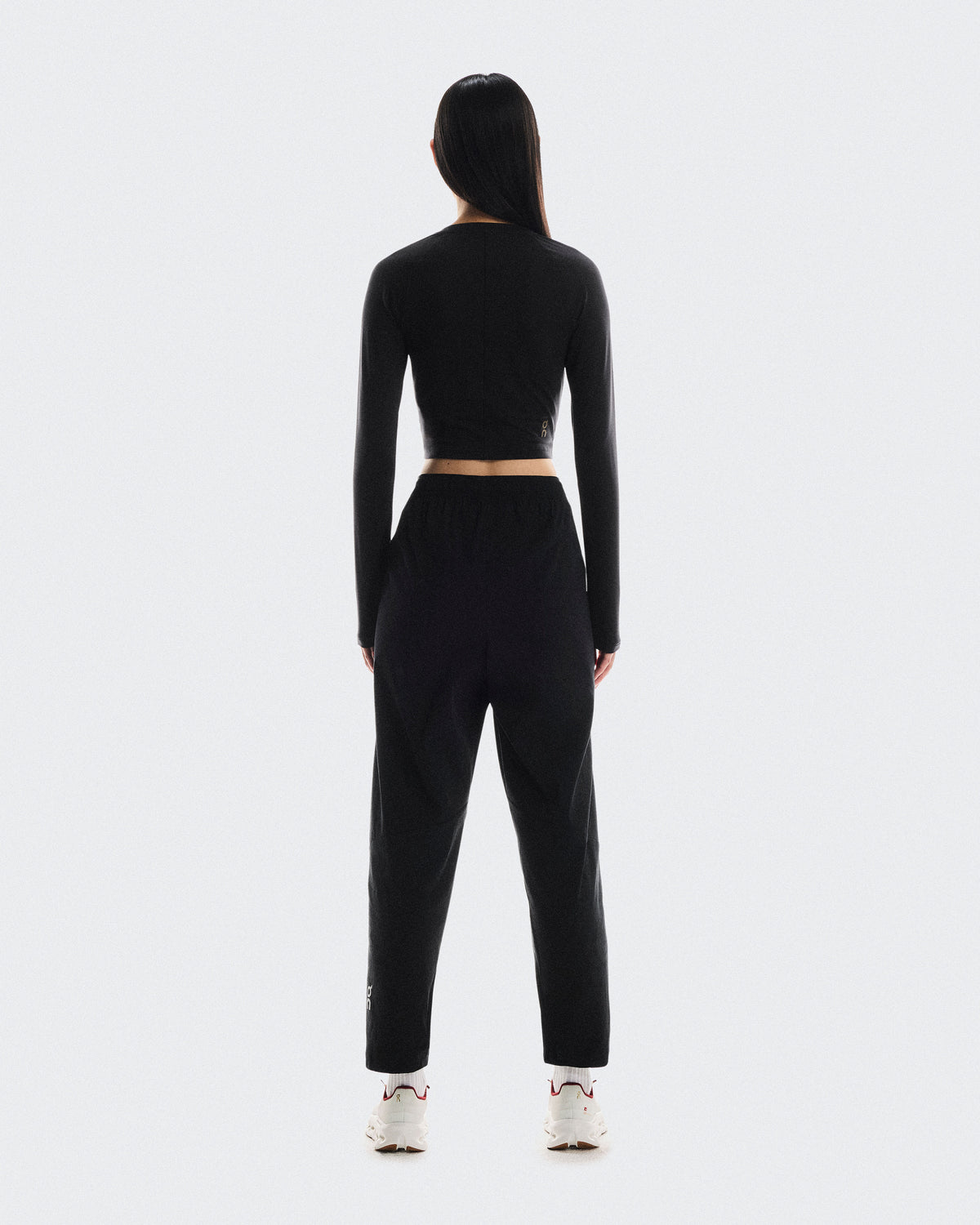 Women's Studio Long-T Crop Black - US 2291