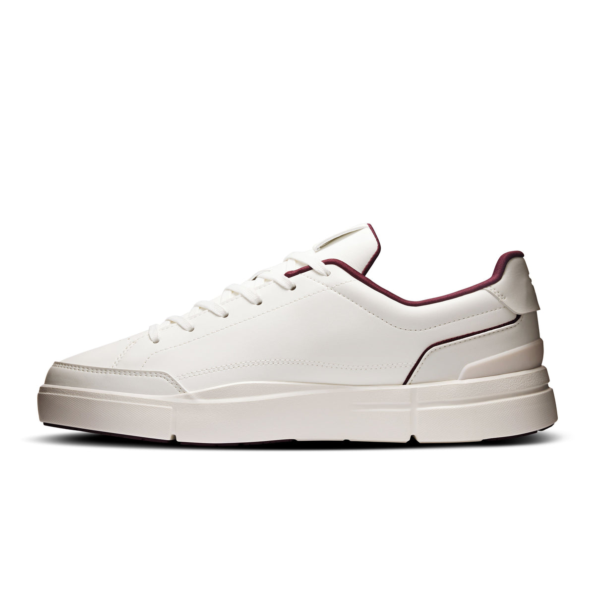 Men's THE ROGER Centre Court Ivory | Maroon - US 6698