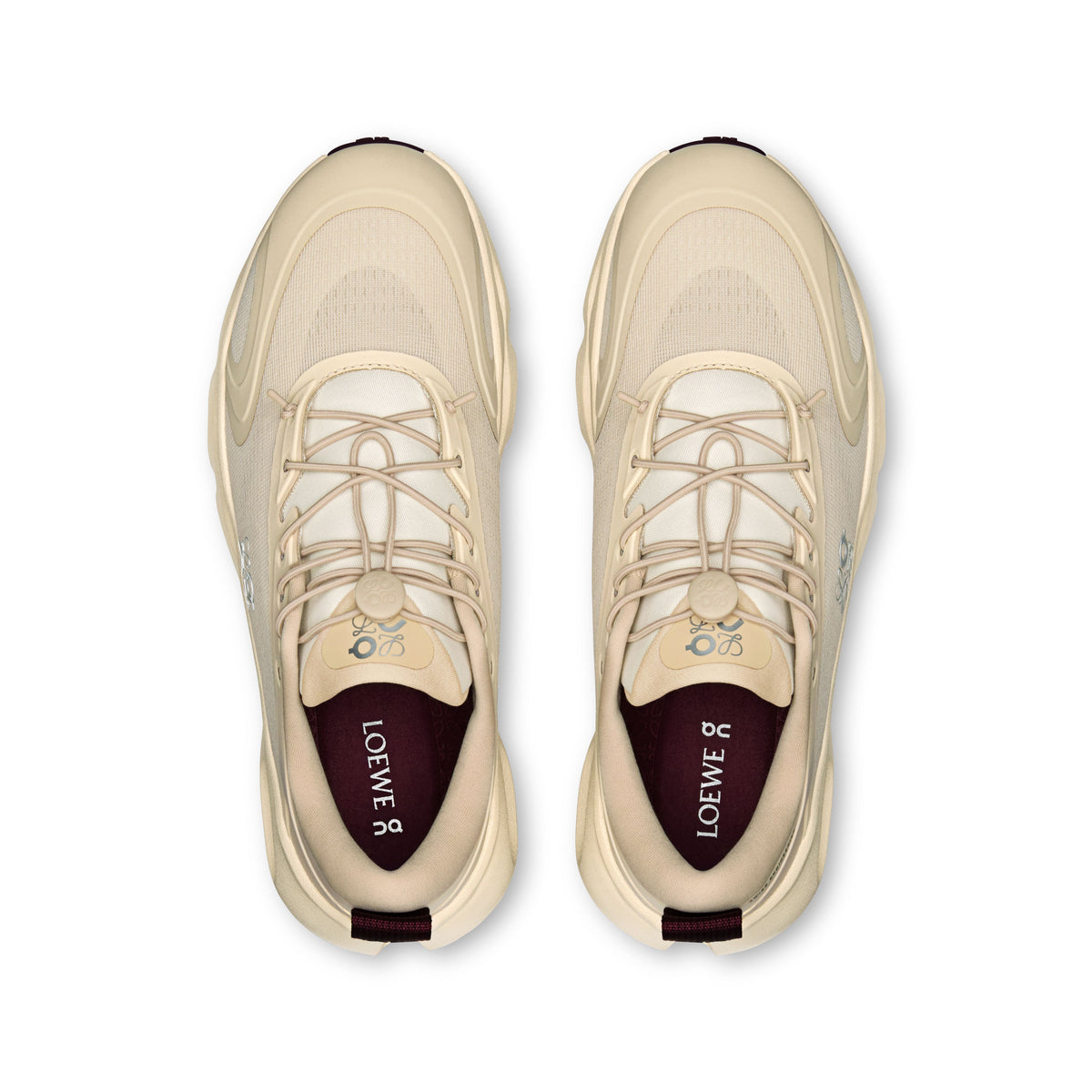 Women's Cloudsolo LOEWE Sand | Burgundy - US 5435