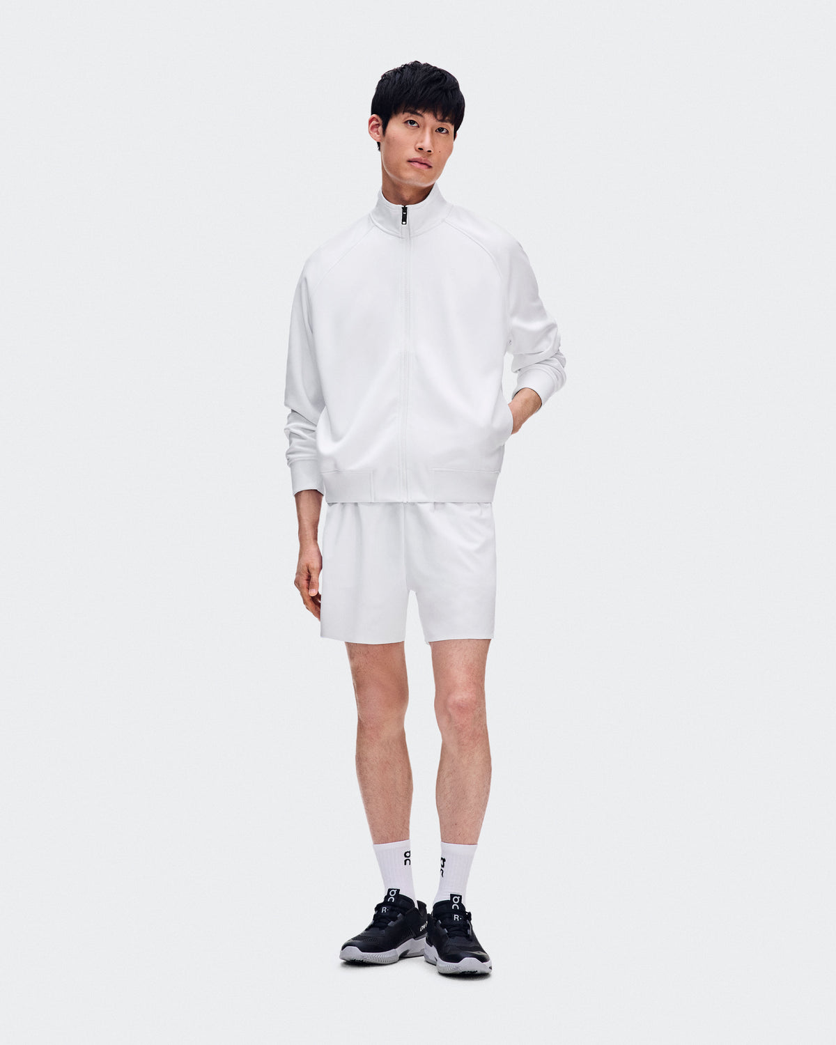 Men's Courtside Full Zip LDN White - US 4573