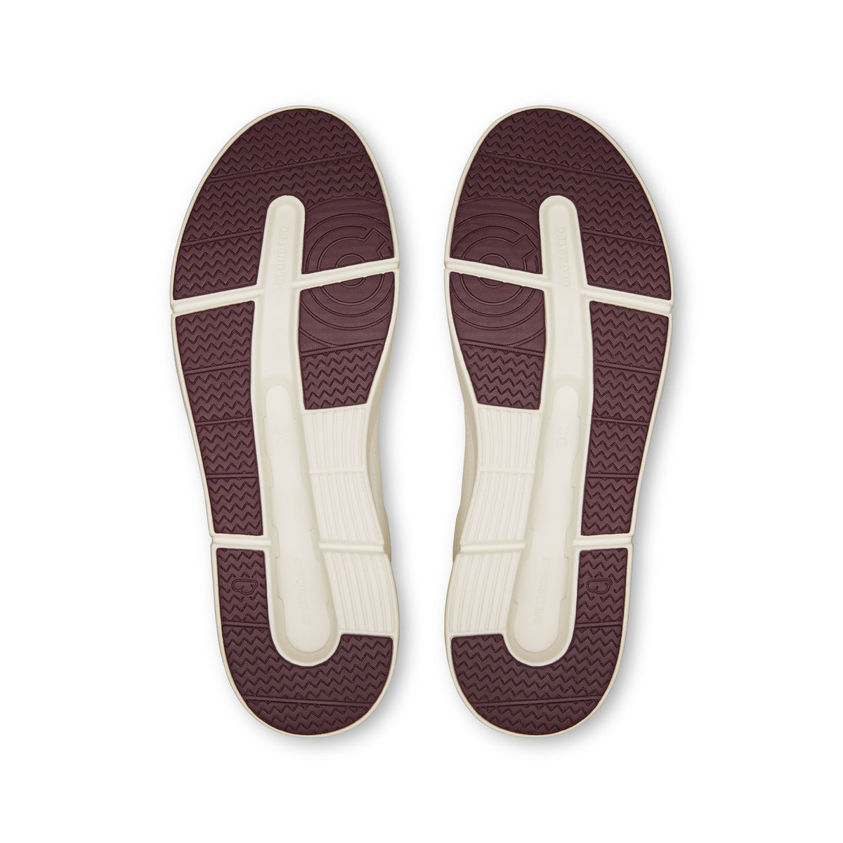 Men's THE ROGER Centre Court Ivory | Maroon - US 6698