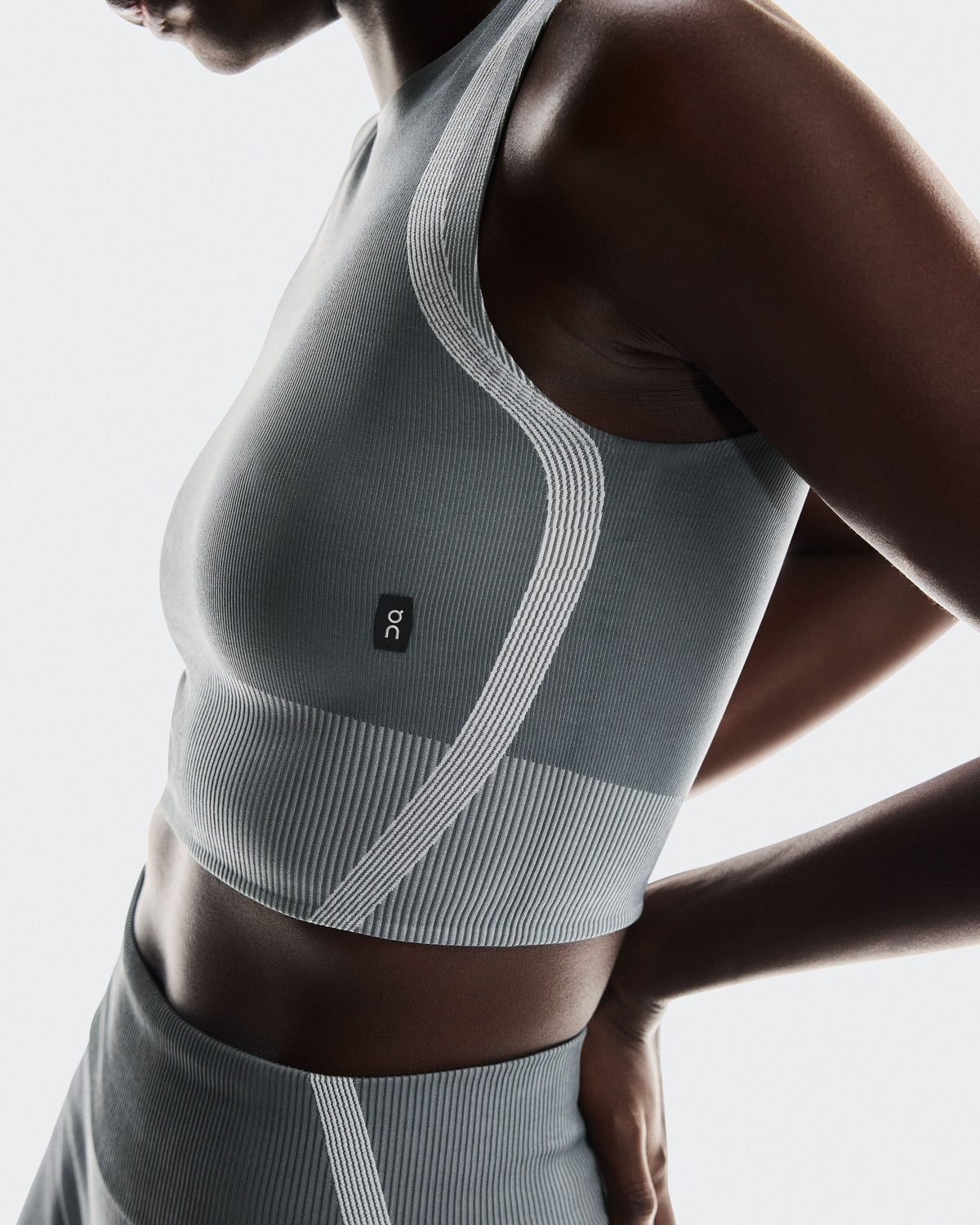 Women's Studio Knit Crop Rock | Glacier - US 2020