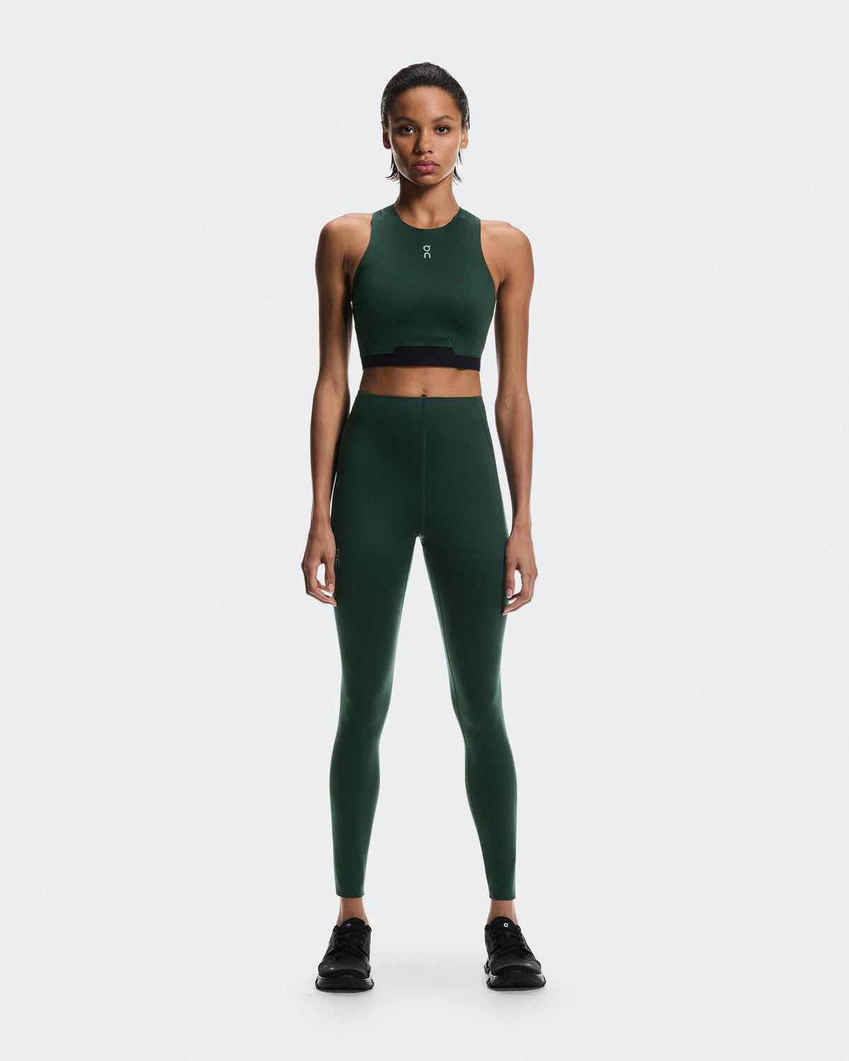 Women's Train 2-in-1 Crop Obsidian - US 7884
