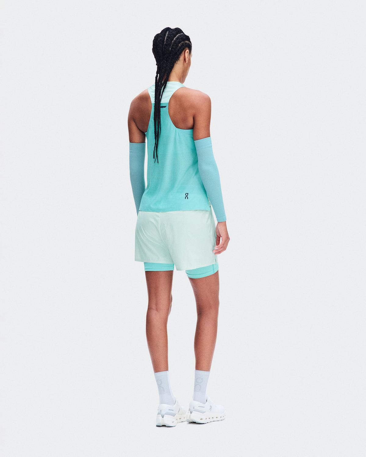 Women's Performance Tank Flurry | Aquamarine - US 0017