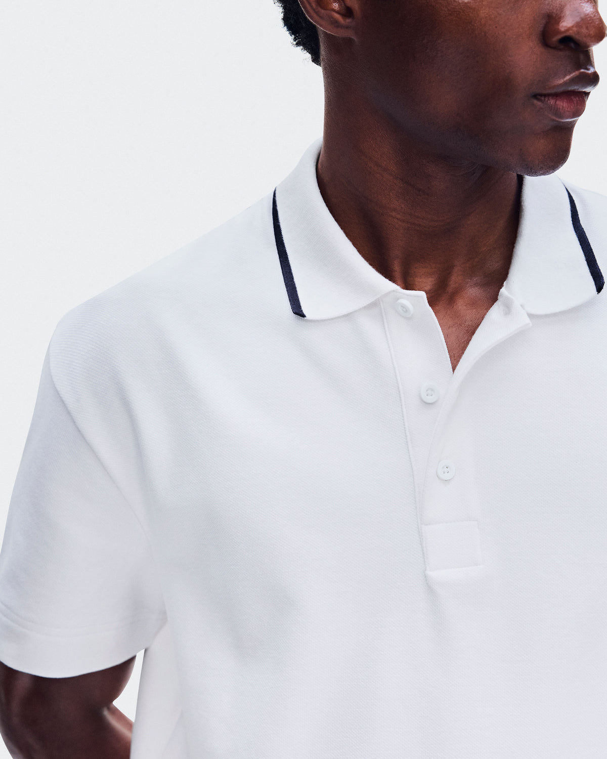 Men's Courtside Polo All White - US 6972