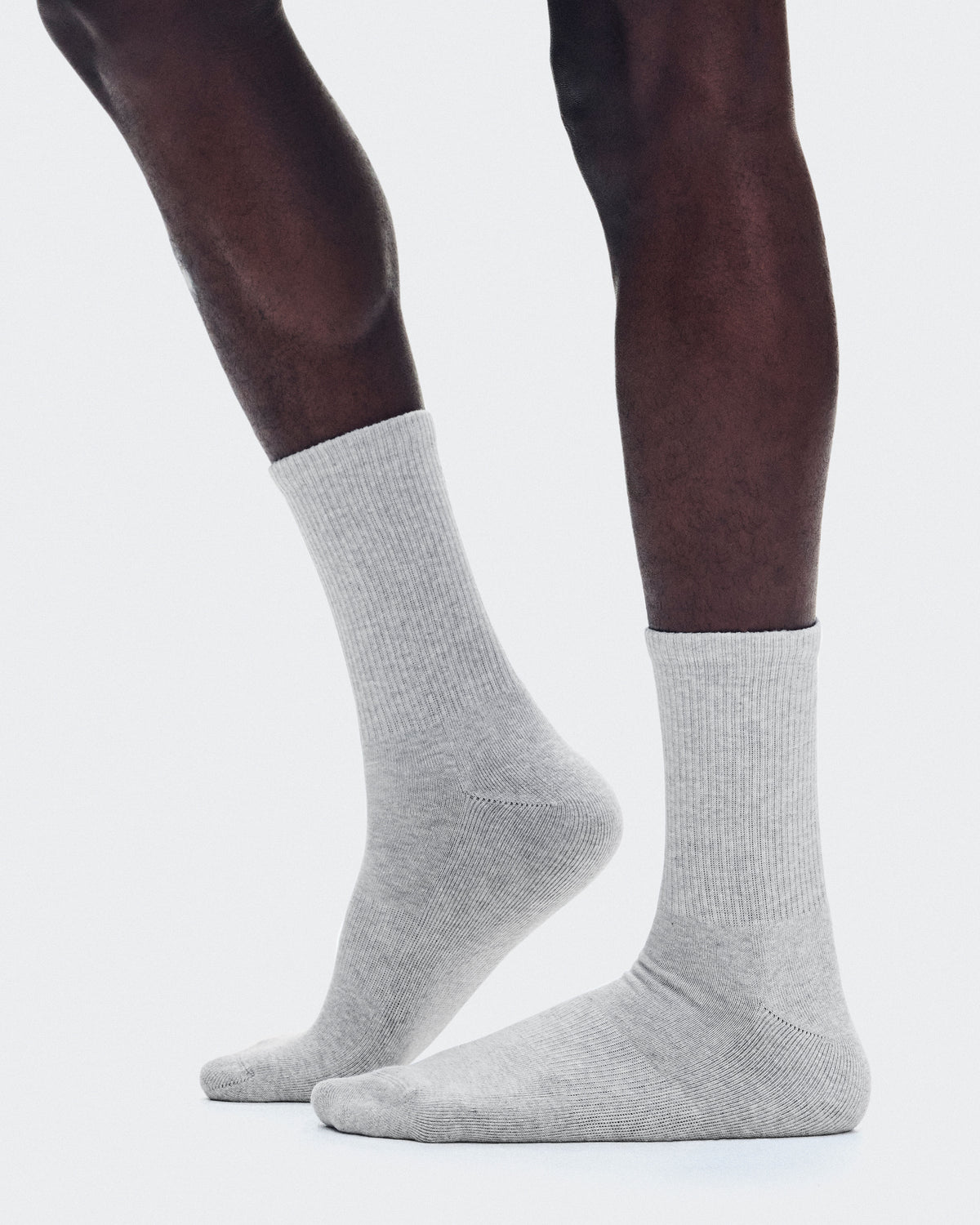 Club Sock High 2P Heather Gray - US 0748
