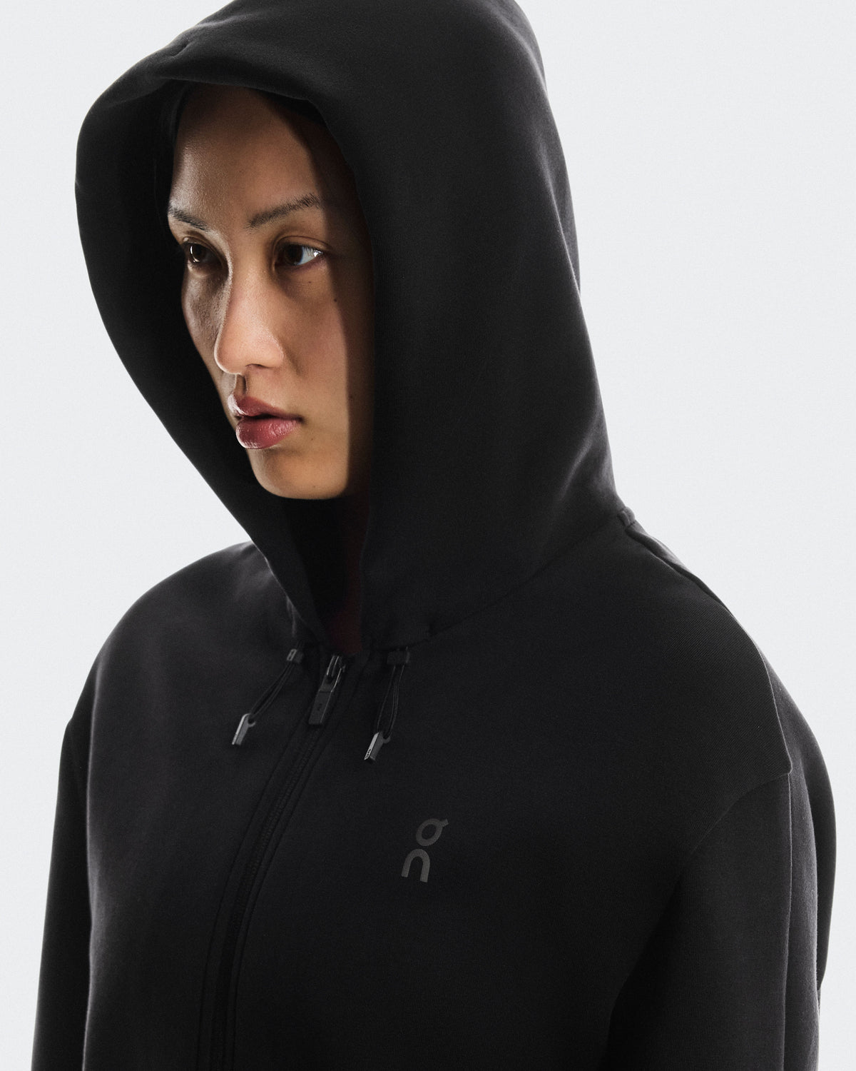 Women's Focus Tech Zip Hoodie Black - US 7997