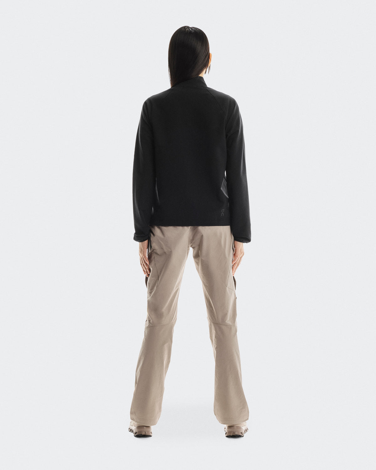 Women's Trek Quarterzip Black - US 8871