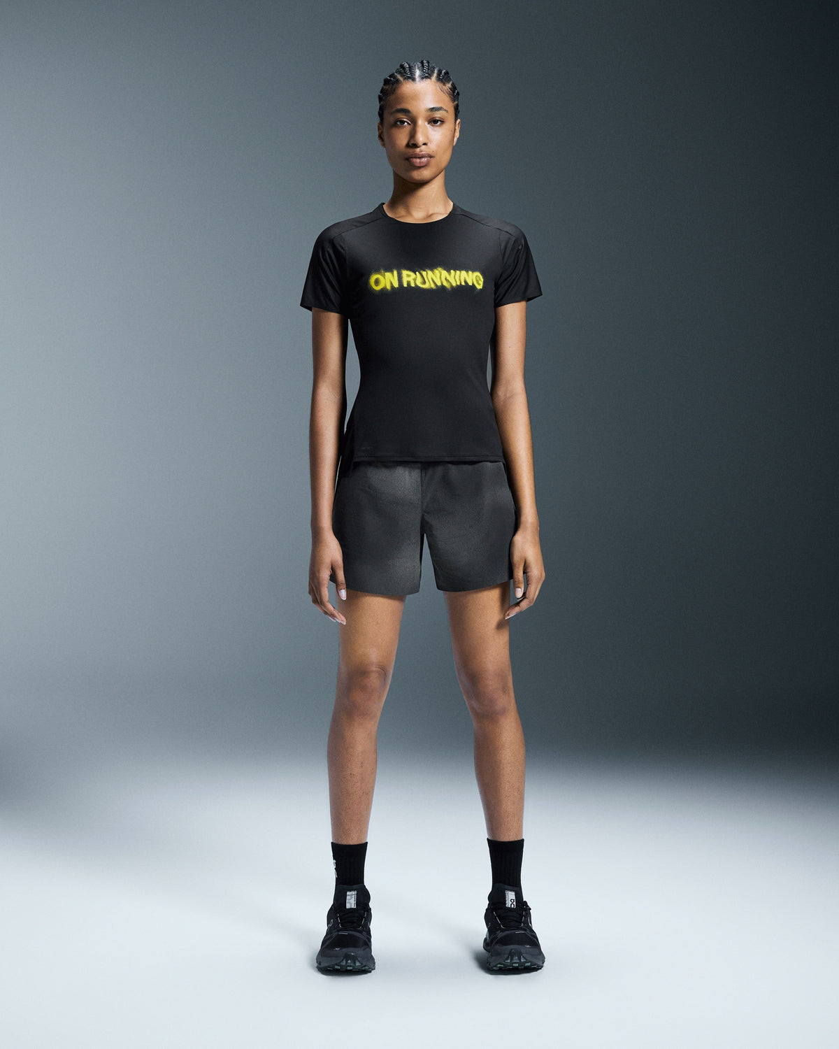 Women's Running Shorts Lumos Black - US 5495