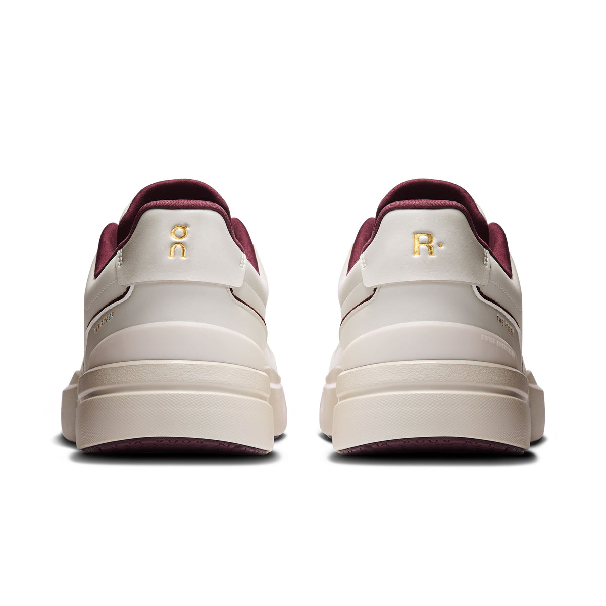 Men's THE ROGER Centre Court Ivory | Maroon - US 6698