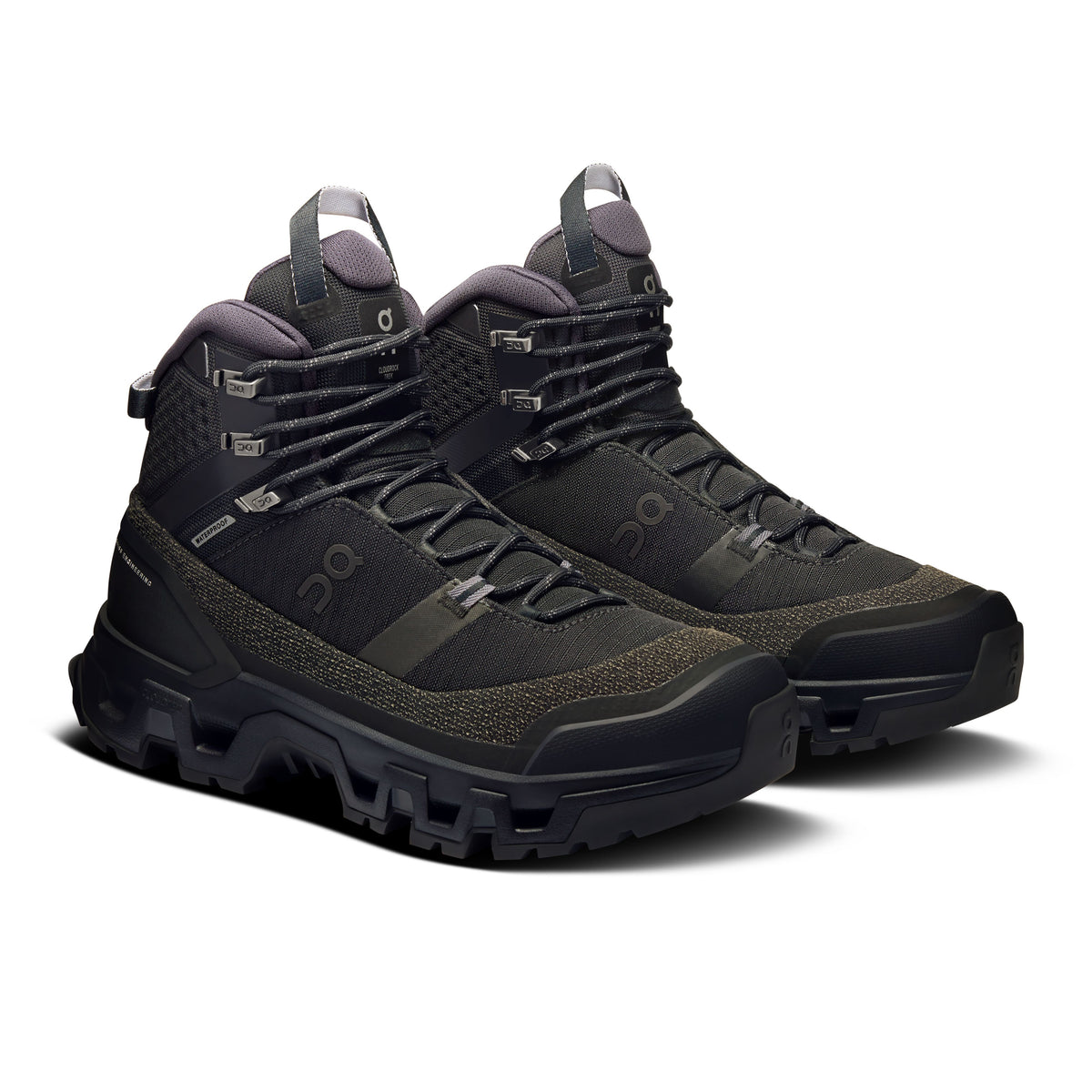 Women's Cloudrock Trek Waterproof Black | Black - US 3087