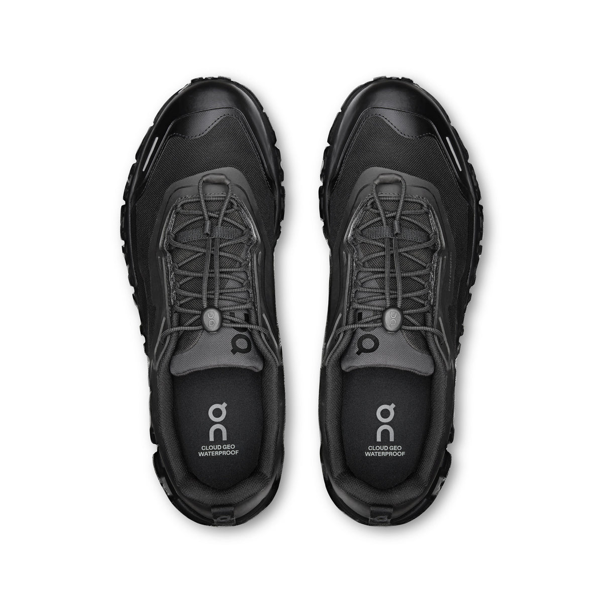 Men's Cloud 6 Geo Waterproof Black | Black - US 3389