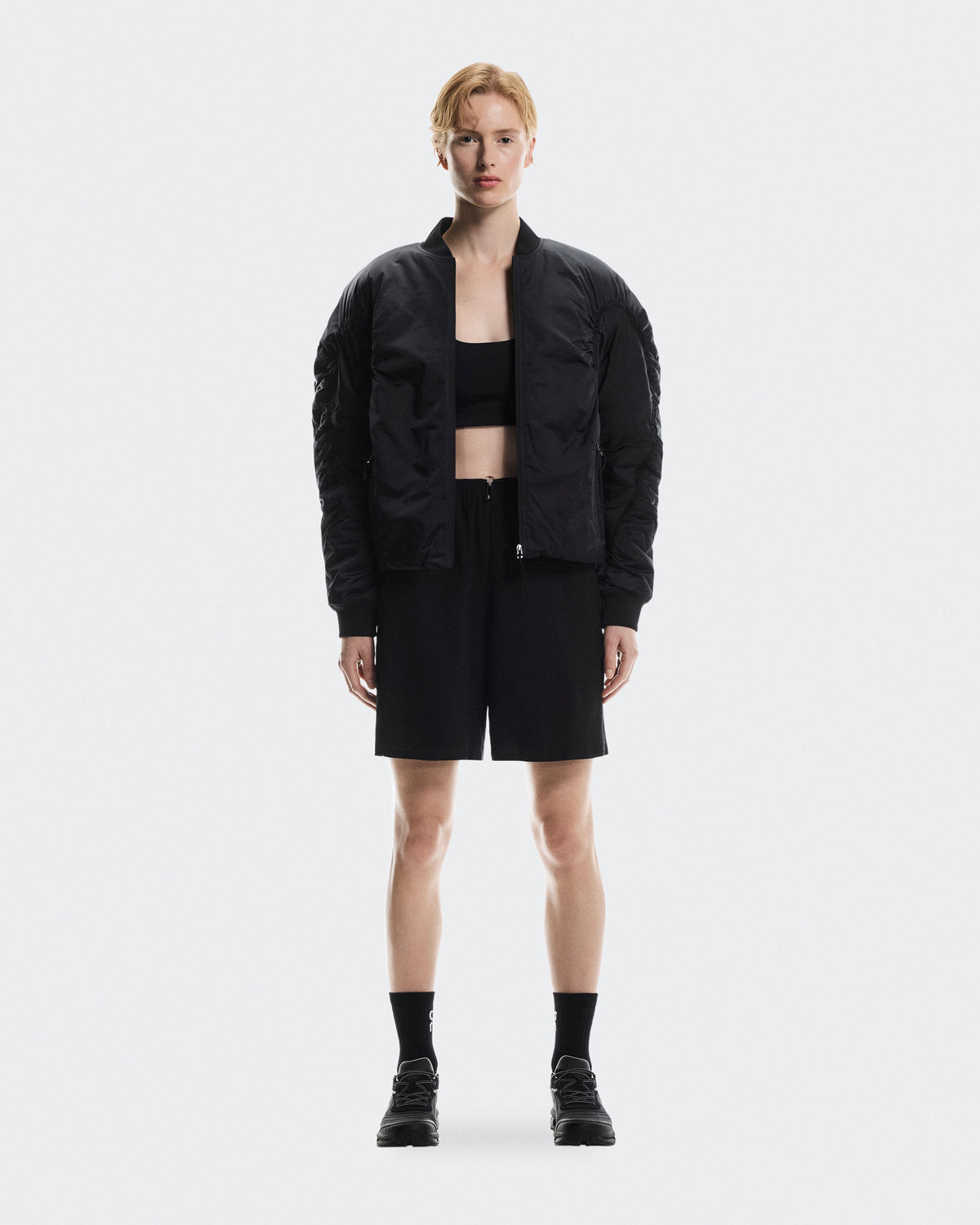 Women's Bomber Jacket Black - US 4739