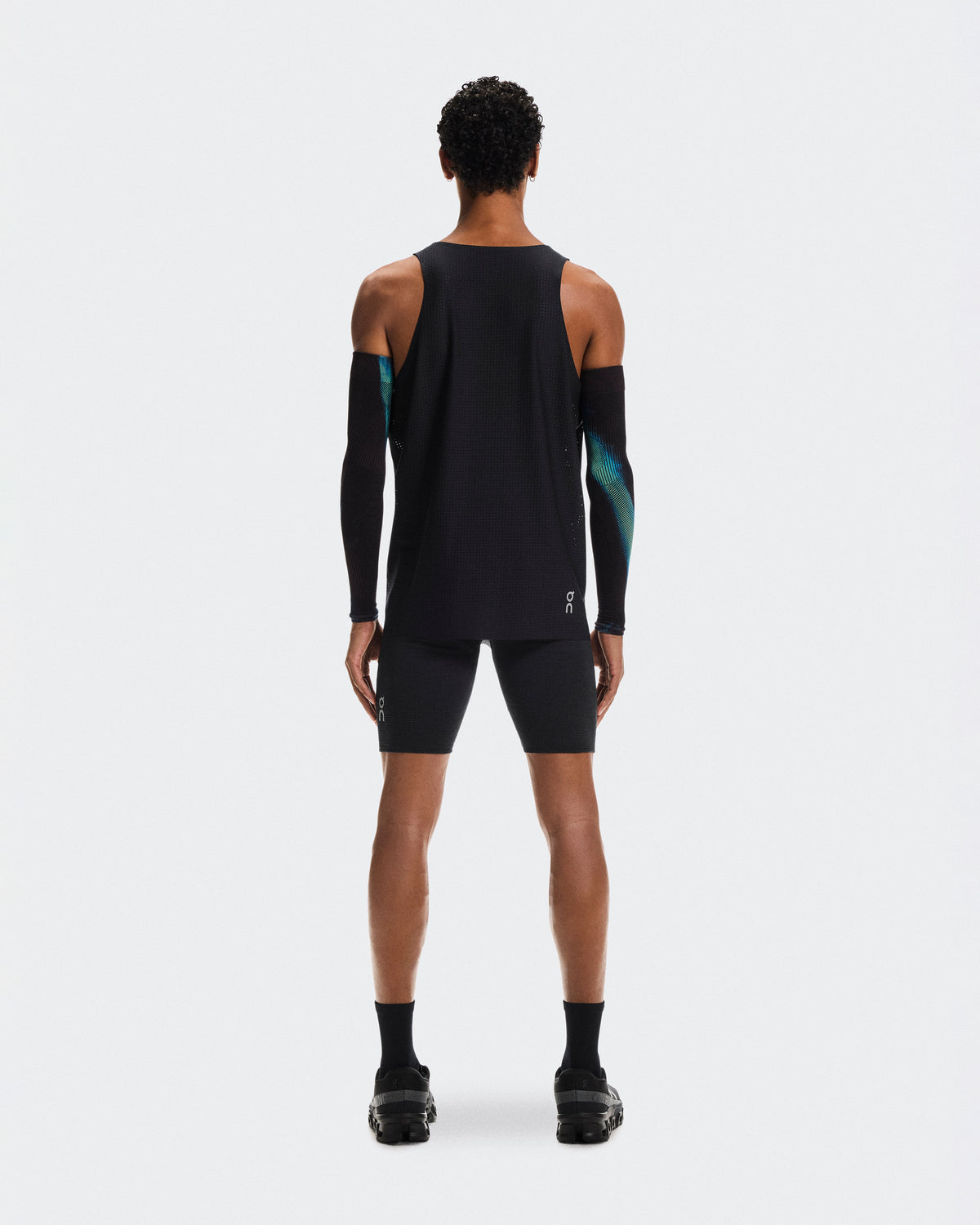 Men's Pace Tights Short Black | Black - US 7976