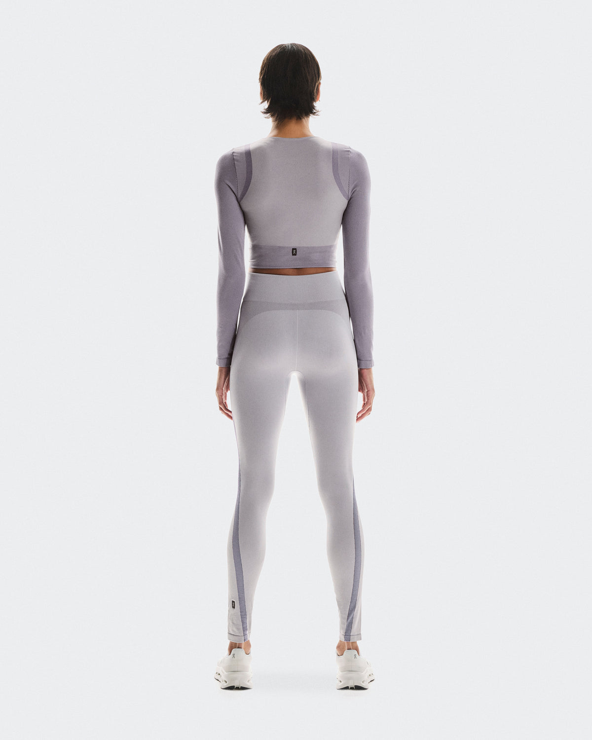 Women's Studio Knit Long-T Crop Lilac | Cosmos - US 4831