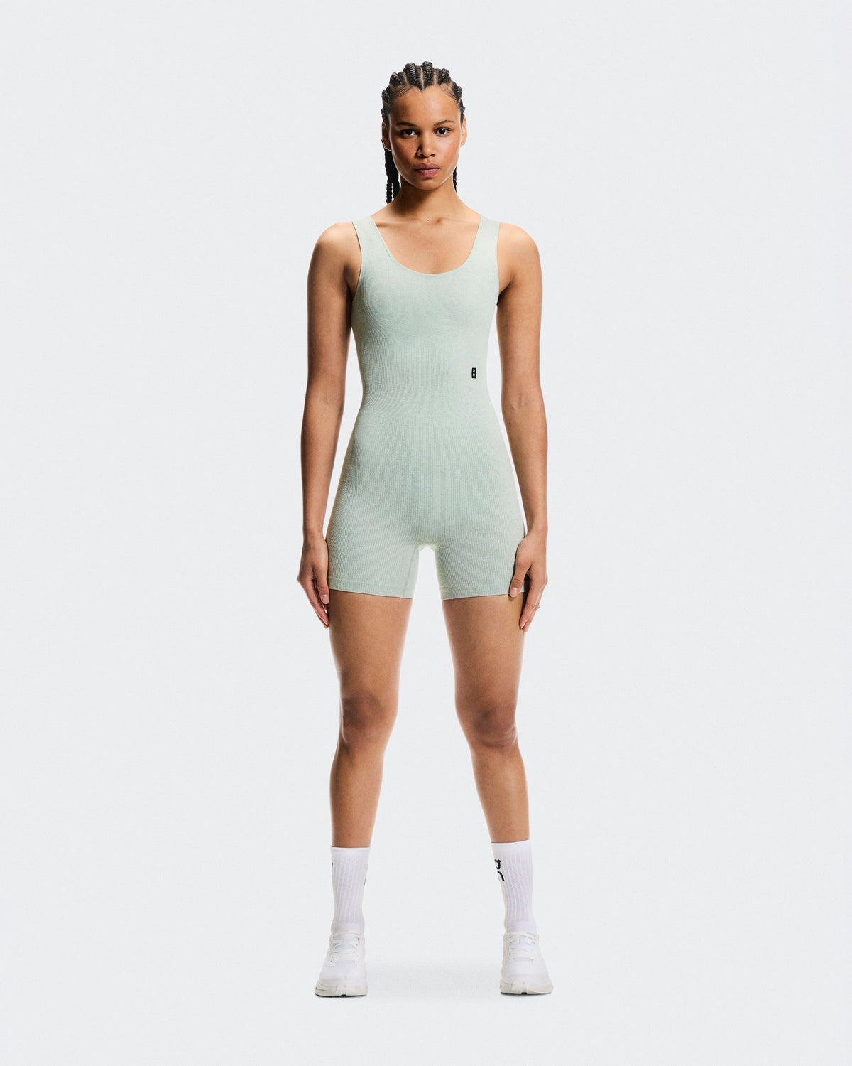 Women's Studio Knit Bodysuit Mineral Heather - US 4515