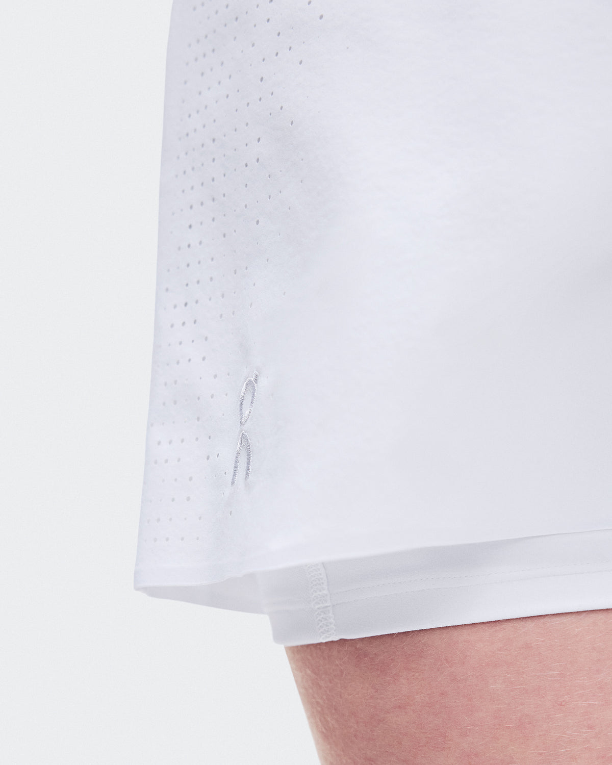 Women's Court Skirt Split LDN White - US 9528