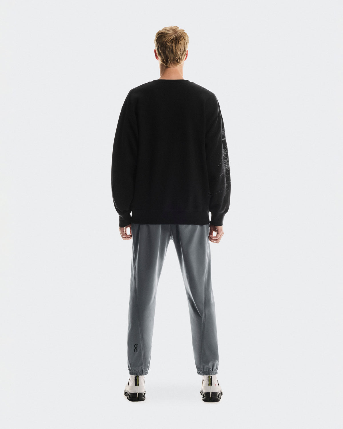 Men's Club Crew Graphic Black | Olive - US 4771