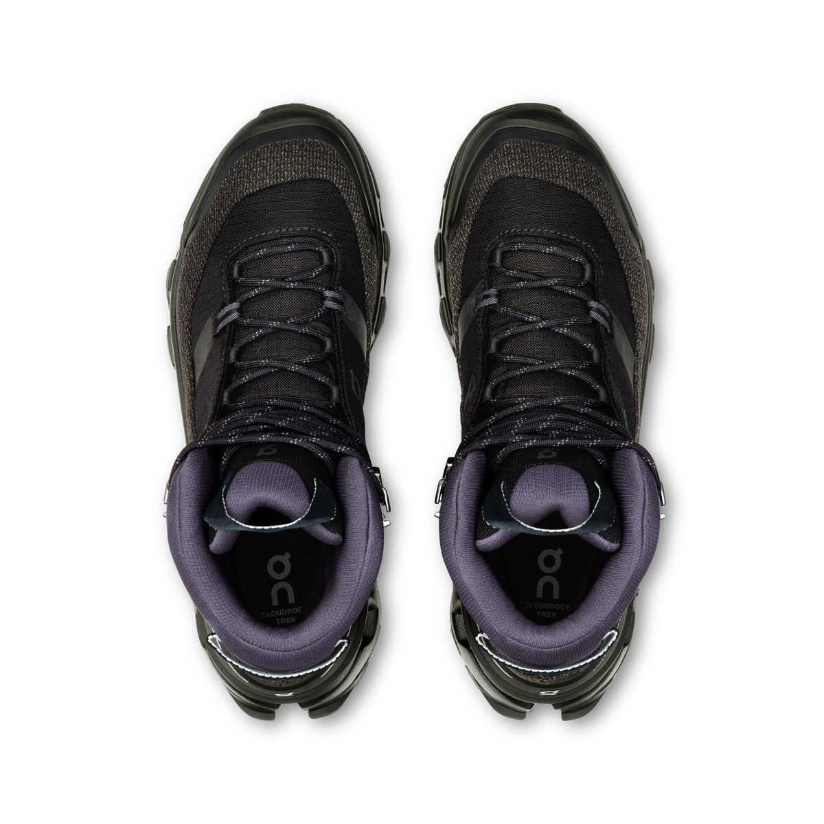 Women's Cloudrock Trek Waterproof Black | Black - US 3087