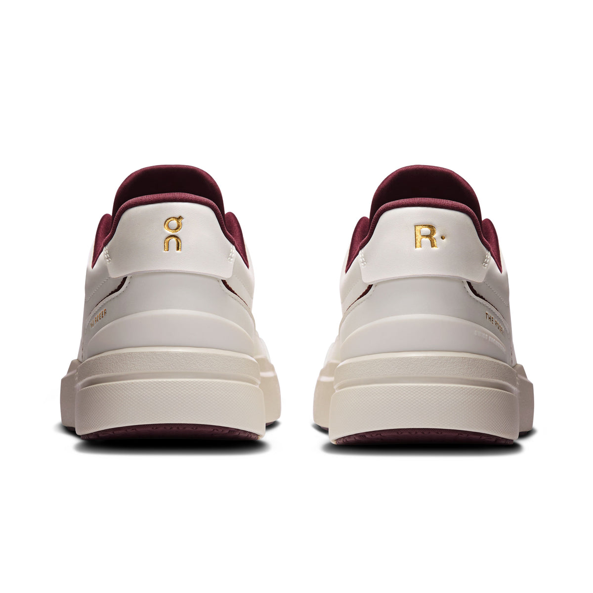 Women's THE ROGER Centre Court Ivory | Maroon - US 4901