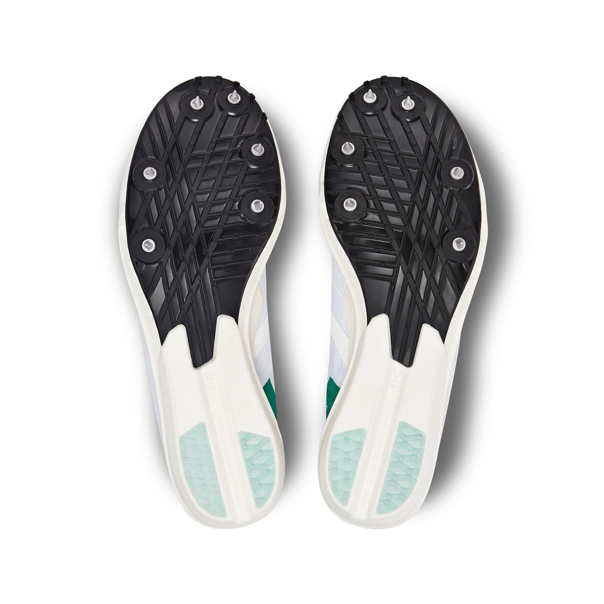 Women's Cloudspike 10000m Undyed-White | Mint - US 9589